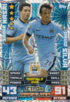 410. SAMIR NASRI / DAVID SILVA - MANCHESTER CITY - MIDFIELD DUO