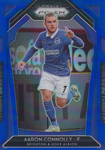 #199. BLUE PRIZM - 180. AARON CONNOLLY - BRIGHTON & HOVE ALBION - CARD 49 OF 199