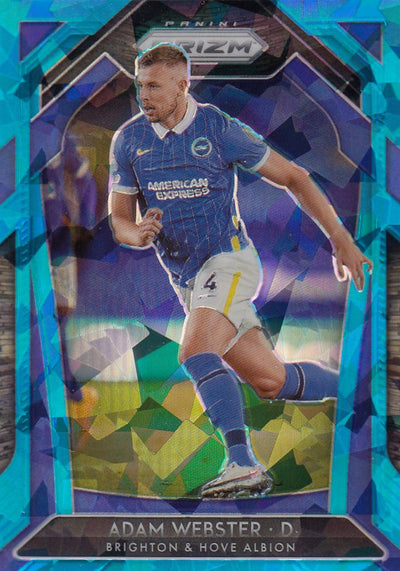 #075. BLUE ICE PRIZM - 169. ADAM WEBSTER - BRIGHTON & HOVE ALBION - CARD 33 OF 75