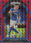 #159. RED MOSAIC PRIZM - 169. BEN WHITE - BRIGHTON & HOVE ALBION - ROOKIE - CARD 3 OF 159