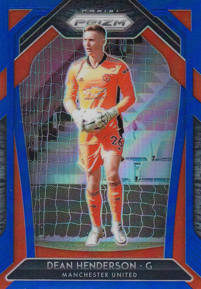 #199. BLUE PRIZM - 006. DEAN HENDERSON - MANCHESTER UNITED - CARD 194 OF 199