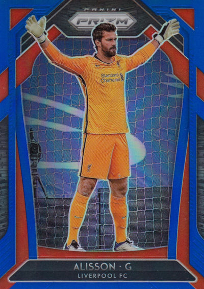 #199. BLUE PRIZM - 241. ALISSON - LIVERPOOL - CARD 37 OF 199