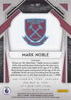 #199. BLUE PRIZM - 187. MARK NOBLE - WEST HAM UNITED - CARD 42 OF 199