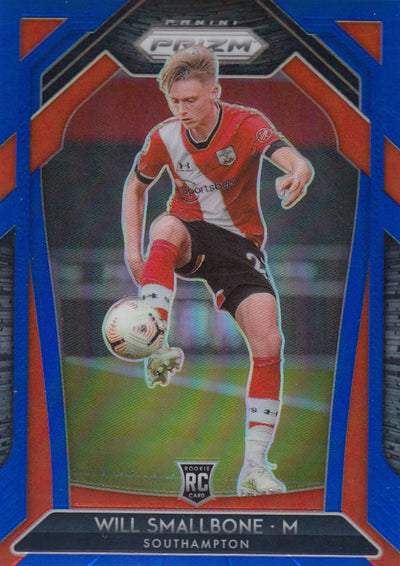 #199. BLUE PRIZM - 083. WILL SMALLBONE - SOUTHAMPTON - CARD 86 OF 199 - ROOKIE