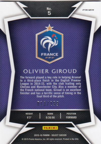 005. OLIVIER GIROUD - FRANCE - BLUE PRIZM - #299