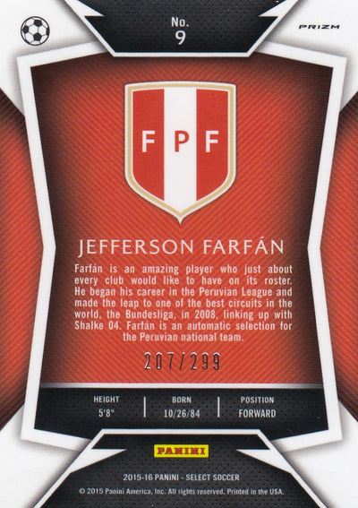 009. JEFFERSON FARFÀN - PERU - BLUE PRIZM - #299