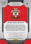 #/109-RED MOSAIC PRIZM. 235. JAMES WARD-PROWSE - SOUTHAMPTON - CARD 6 OF 109