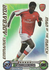 MOM003. EMMANUEL ADEBAYOR - ARSENAL - MAN OF THE MATCH