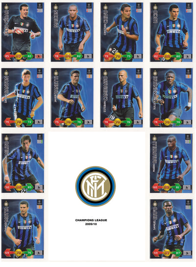 000. INTER MILAN KOMPLETT SETT "TEAM MATES" - CHAMPIONS LEAGUE 2009/10