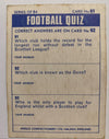JACK CHARLTON - LEEDS UNITED  - ANGLO CONFECTIONERY 1969
