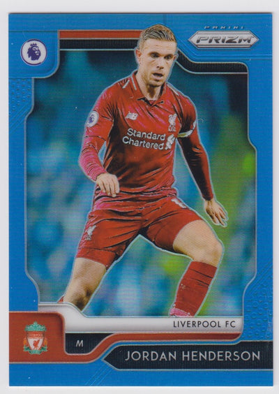 #199-BLUE. 097. JORDAN HENDERSON - LIVERPOOL - CARD 196 OF 199