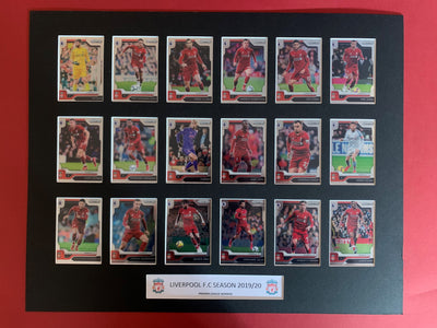 LIVERPOOL FOTBALLKORTMONTASJE FRA PANINI PRIZM PREMIER LEAGUE 2019/20 - PREMIER LEAGUE WINNERS