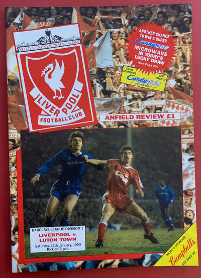 1990-13.1 - LIVERPOOL VS LUTON TOWN