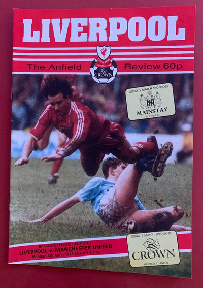 1988-4.4 - LIVERPOOL VS MANCHESTER UNITED