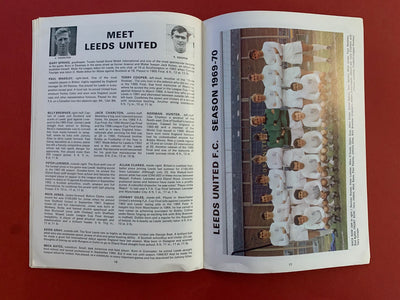 1970-11.4- CHELSEA VS LEEDS UNITED - FA-CUP FINALE PROGRAM
