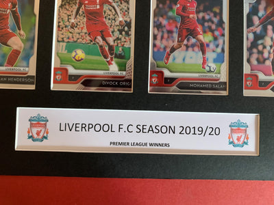 LIVERPOOL FOTBALLKORTMONTASJE FRA PANINI PRIZM PREMIER LEAGUE 2019/20 - PREMIER LEAGUE WINNERS
