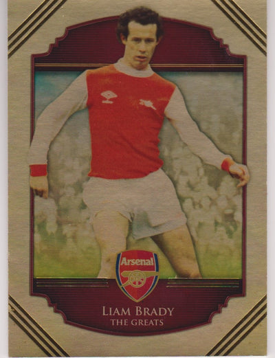 000. GOLD 030. LIAM BRADY - ARSENAL - FUTERA 2015 "THE GREATS"  - GOLD #16