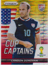 018. LANDON DONOVAN - UNITED STATES - CUP CAPTAINS - YELLOW AND RED PRIZM