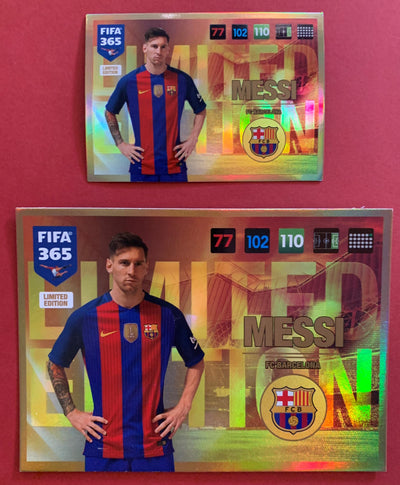 LIONEL MESSI - LIMITED EDITION SETT - 2 KORT