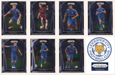 000. LEICESTER CITY - KOMPLETT SETT MED PANINI PRIZM PREMIER LEAGUE 2020/21