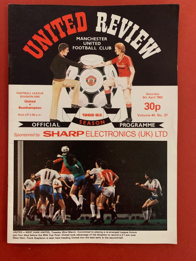 1983-9.4- MANCHESTER UNITED VS SOUTHAMPTON