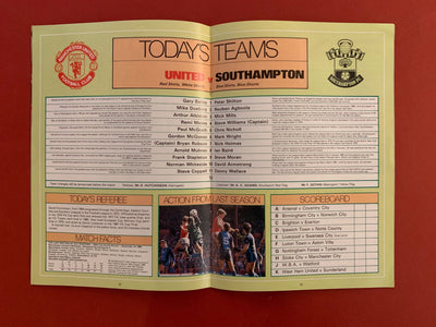 1983-9.4- MANCHESTER UNITED VS SOUTHAMPTON