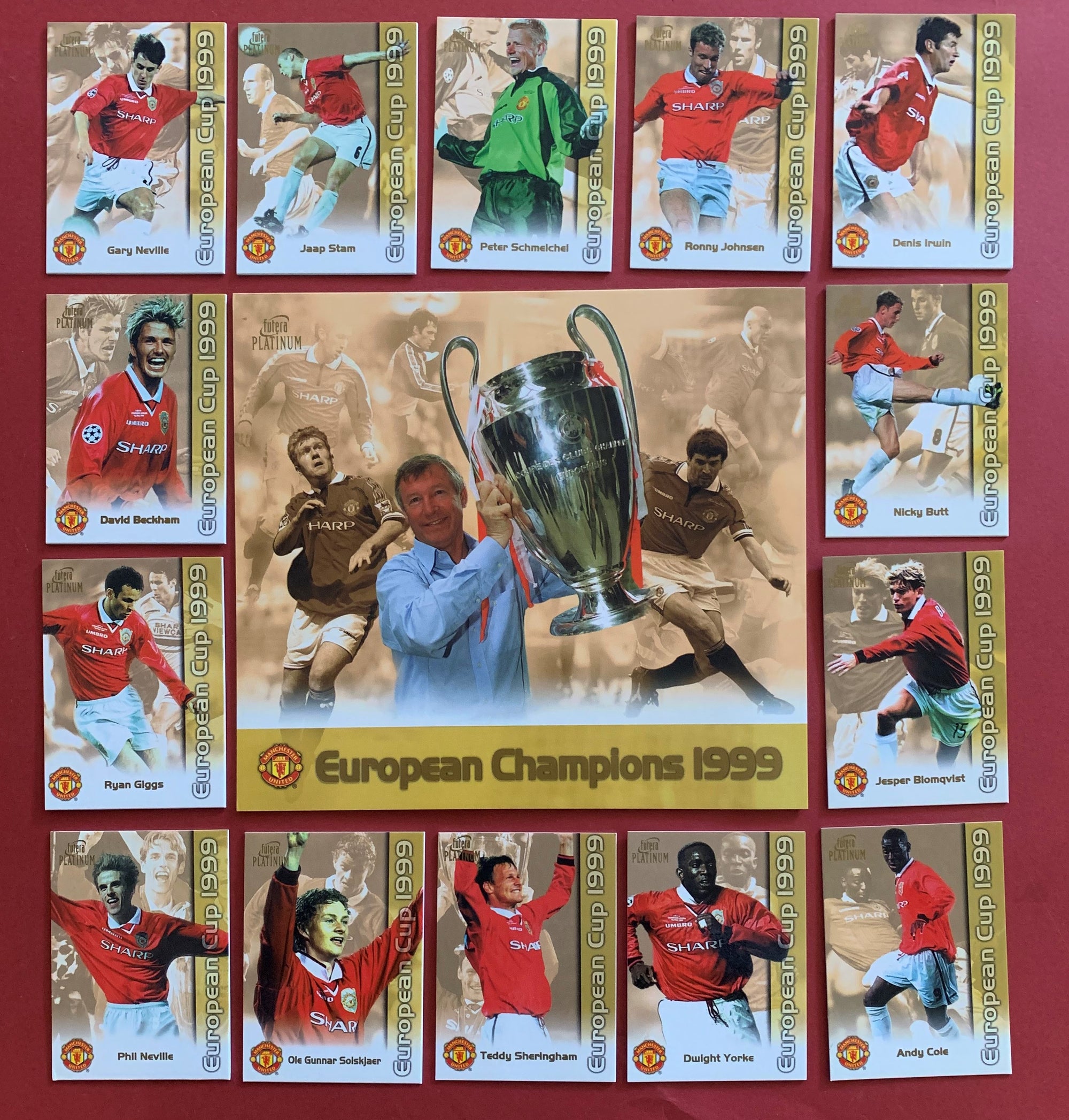 000. MANCHESTER UNITED - FUTERA PLATINUM EUROPEAN CHAMPIONS 1999