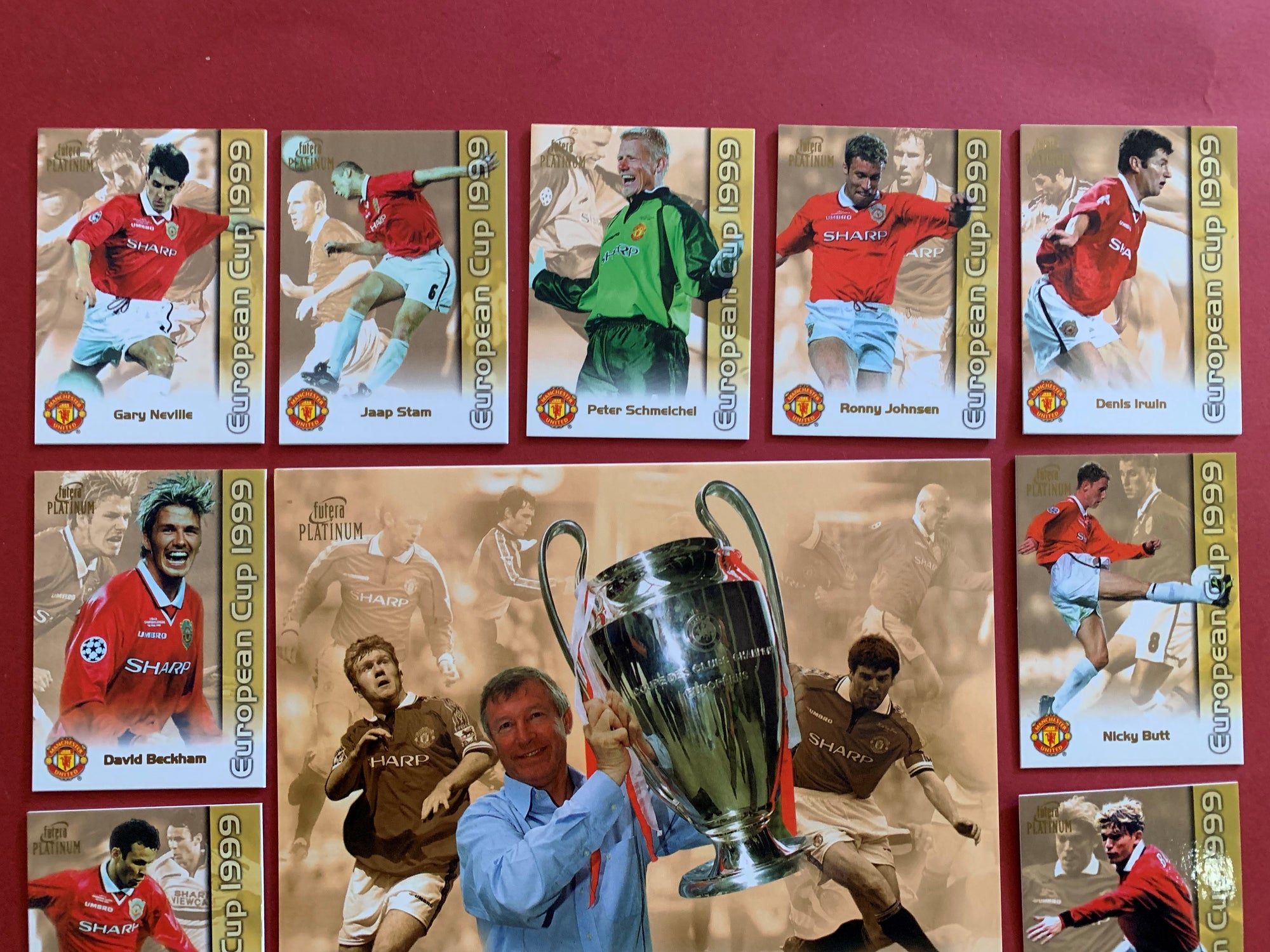 000. MANCHESTER UNITED - FUTERA PLATINUM EUROPEAN CHAMPIONS 1999