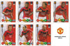 000. MANCHESTER UNITED KOMPLETT SETT "TEAM MATES" - CHAMPIONS LEAGUE 2009/10