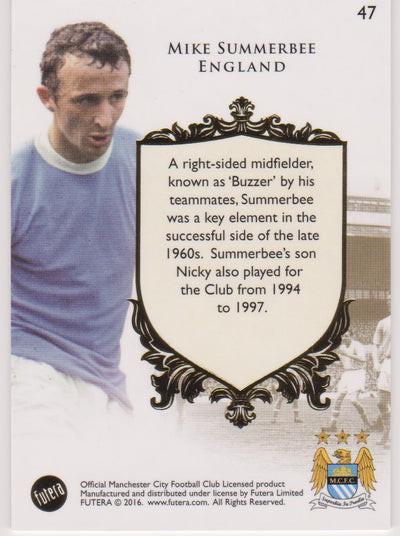 047. MIKE SUMMERBEE - THE GREATS - MANCHESTER CITY