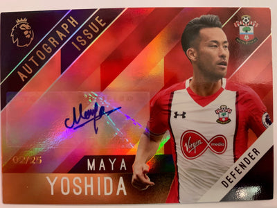 MAYA YOSHIDA - SOUTHAMPTON - TOPPS PREMIER GOLD 2017 - AUTOGRAPH ISSUE #25