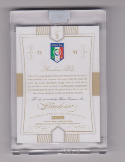 78. ANDREA PIRLO - ITALY - RUBY GEM #15 - PANINI SEALED FLAWLESS