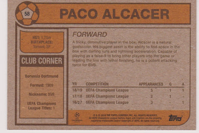058. PACO ALCACER - BORUSSIA DORTMUND - PR.194