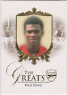 030. PAUL DAVIS - THE GREATS - ARSENAL