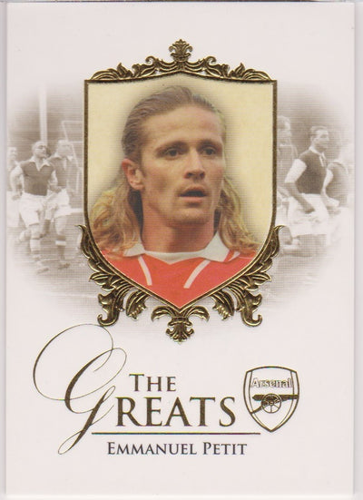 042. EMMANUEL PETIT - THE GREATS - ARSENAL