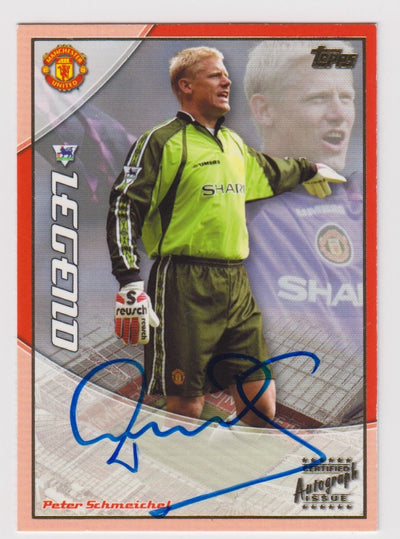 L3 - PETER SCHMEICHEL - MANCHESTER UNITED - LEGENDS - AUTOGRAPHED