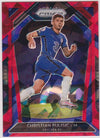 221. CHRISTIAN PULISIC - CHELSEA - RED IZE PRIZM