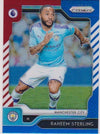 162. RAHEEM STERLING - MANCHESTER CITY - RED, WHITE AND BLUE PRIZM