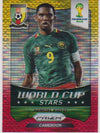 009. SAMUEL ETOÒ - CAMEROON - WORLD CUP STARS - YELLOW AND RED PRIZM