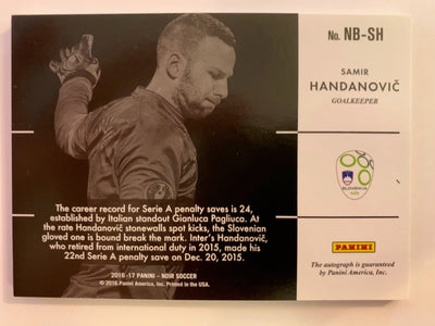 SAMIR HANDANOVIC - SLOVAKIA - PANINI NOIR #37