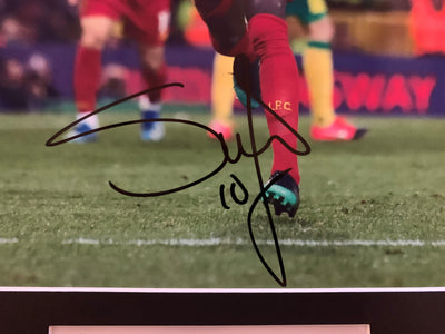 SADIO MANE - SIGNERT BILDE MED EKTEHETSBEVIS/COA