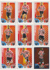 000. SUNDERLAND  - KOMPLETT SETT MED TOPPS MATCH ATTAX PREMIER LEAGUE 2010/11