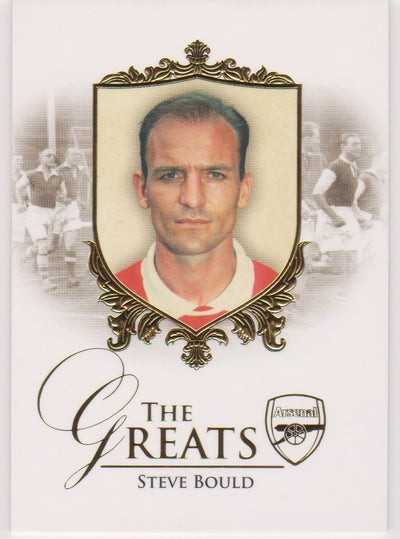 027. STEVE BOULD  - THE GREATS - ARSENAL