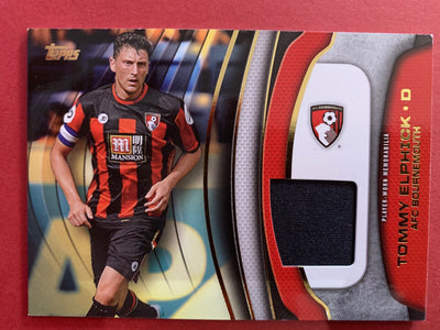 TOMMY ELPHICK - AFC BOURNEMOUTH - TOPPS PREMIER GOLD 2015 - FOOTBALL FIBER CARD RELIC