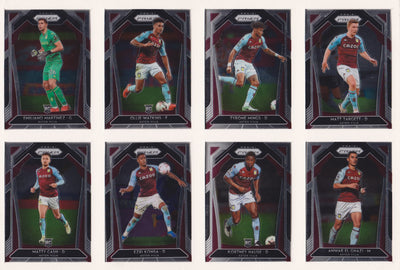 000. ASTON VILLA - KOMPLETT SETT MED PANINI PRIZM PREMIER LEAGUE 2020/21