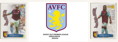 000. ASTON VILLA - KOMPLETT SETT MED SHOOT OUT PREMIER LEAGUE 2003/04