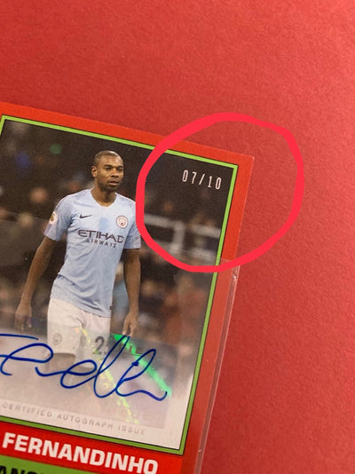 023B-A. FERNANDINHO - MANCHESTER CITY - RED#10