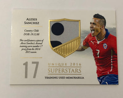 ALEXIS SANCHEZ - CHILE - UNIQUE 2016 SUPERSTARS #59