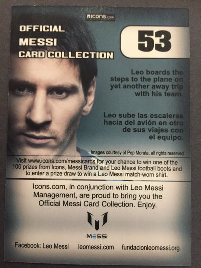 053. OFFICIAL MESSI CARD COLLECTION