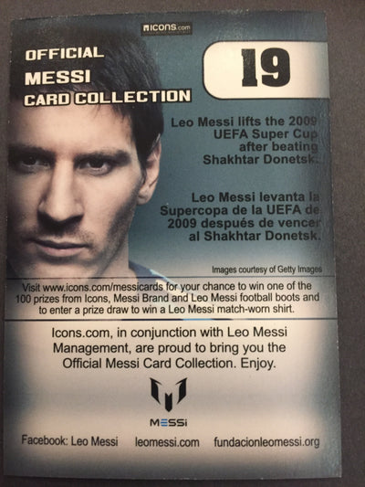 019. OFFICIAL MESSI CARD COLLECTION